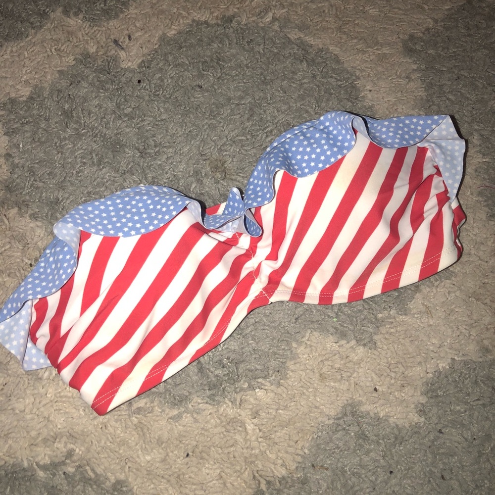 American flag bikini top